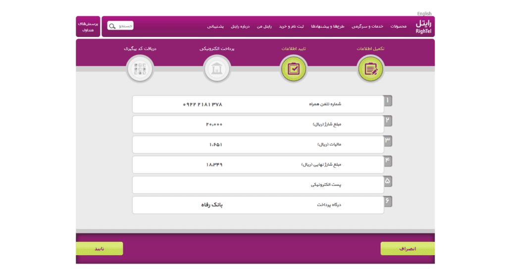فروشگاه رایتل