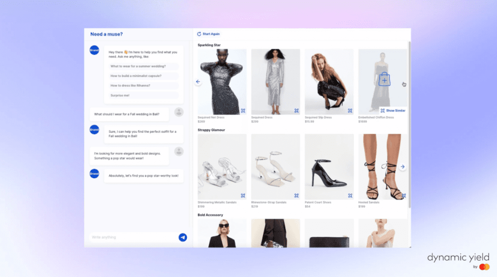 هوش مصنوعی Shopping Muse