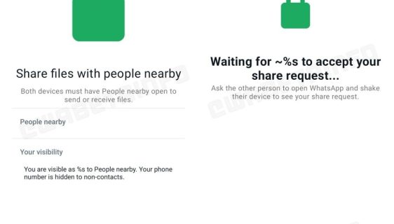 واتس‌اپ روی قابلیتی شبیه AirDrop اپل و QuickShare اندروید کار می‌کند
