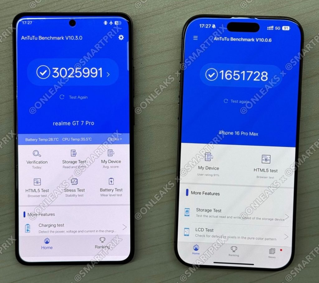 اسنپدراگون 8 الیت در AnTuTu