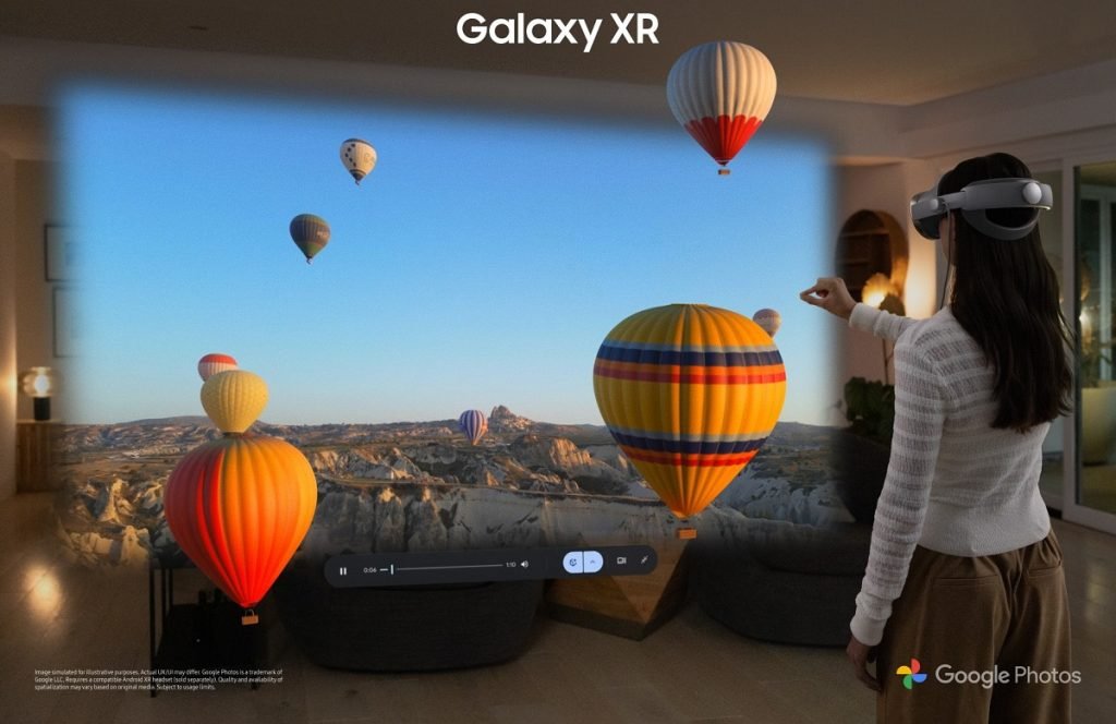 سیستم‌عامل اندروید XR در هدست گلکسی XR سامسونگ